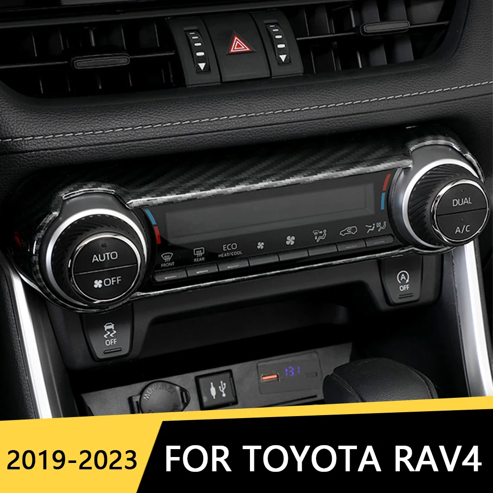 

1Pcs For Toyota RAV4 XA50 2019 2020 2021 2022 2023 Car Interior Center Console Air Cover Trim Decoration Auto Accessories