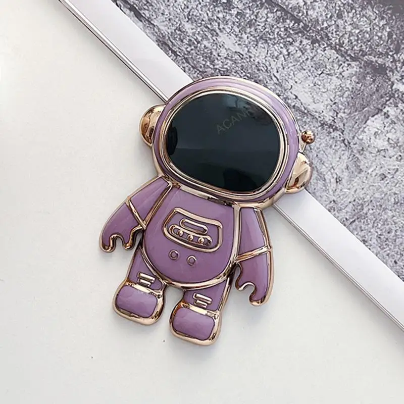 thumbnail image 1 of A 52s 53 Astronaut Holder Luxury Plating Case For Samsung Galaxy A52 A32 A53 A13 A23 A72 A12 A33 A73 4g 5g Silicone Stand Cover, 1 of 5