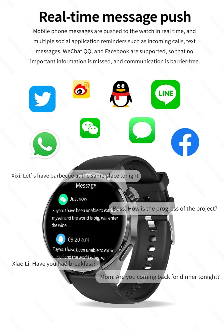 קנו אלי אקספרס  For Huawei GT4 Plus Smartwatch Men's AMOLED Screen Bluetooth  Call GPS Sport NFC Health Monitor Smartwatch Man Watch GT4 Pro+box