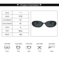 Nouvelles lunettes de soleil ovales rétro classiques pour hommes et femmes, marque de luxe tendance, monture vintage, lunettes de soleil modernes pour femmes et hommes, protection UV400 6