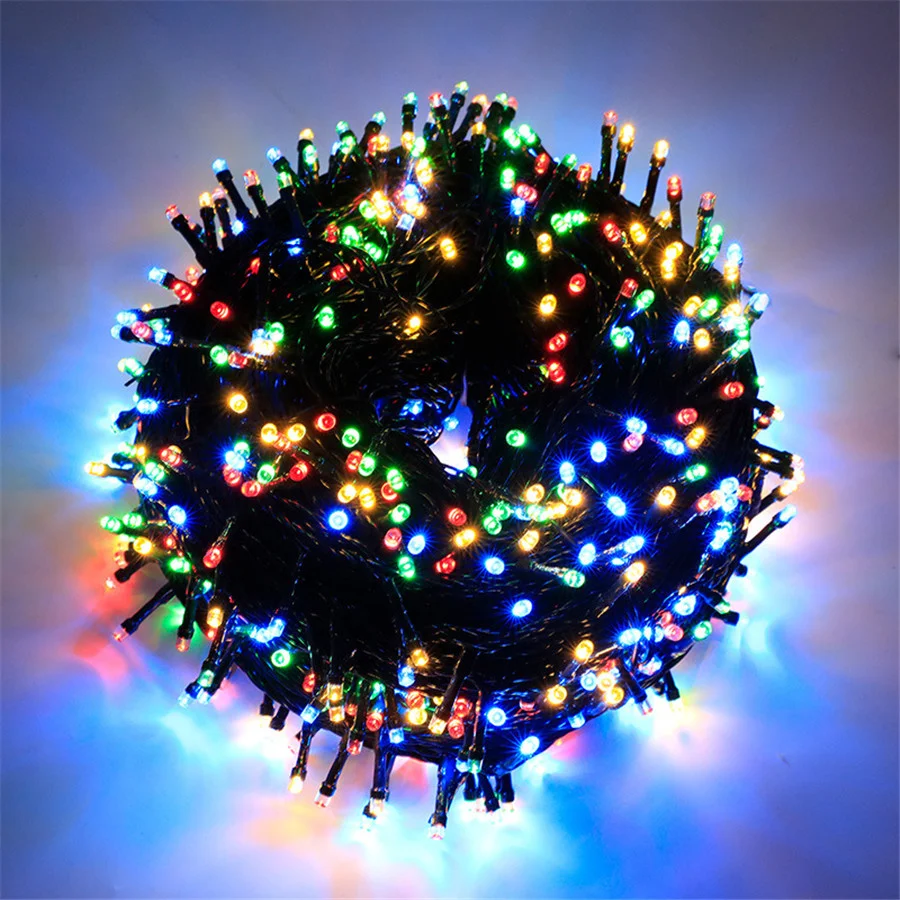 Super Bright 20M 30M 50M LED Christmas Tree String Lights Outdoor 8 Modes Waterproof Fairy Lights Garland for Party Patio Decor