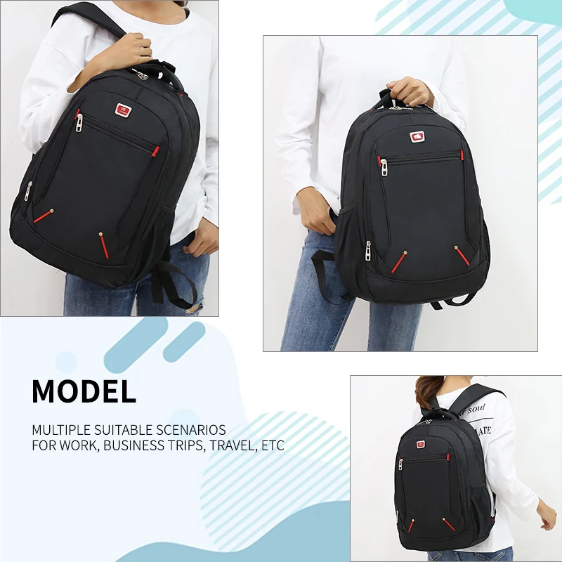 New Style Backpack for Men, Large Capacity Casual Backpack, Multi-Functional Business Trip Computer Bag, Medium to Large School Bag - 6
