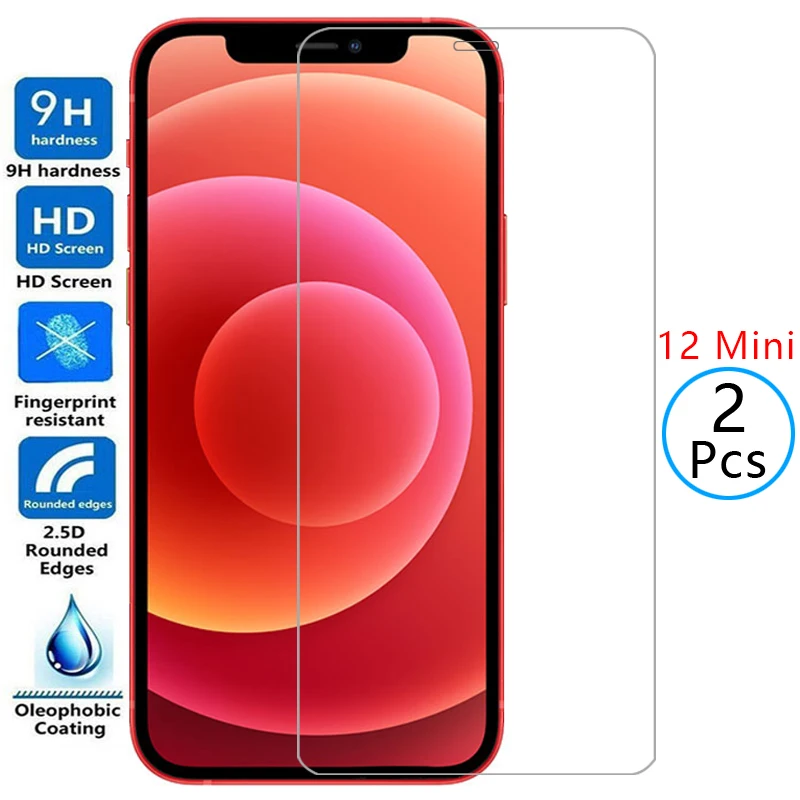 Защитное закаленное стекло для iphone 12 mini, Защита экрана для iphone 12 mini iphone12mini 5,4, защитная пленка aiphone iphon