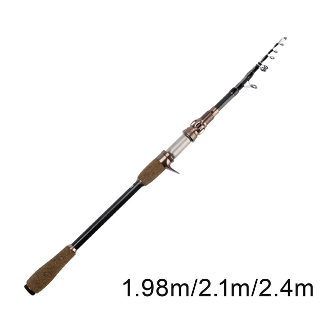 Travel Fishing Rod Casting Fishing Rod High Carbon Lightweight Telescopic  Fishing Rod for Bass Salmon Sea Trout Pike