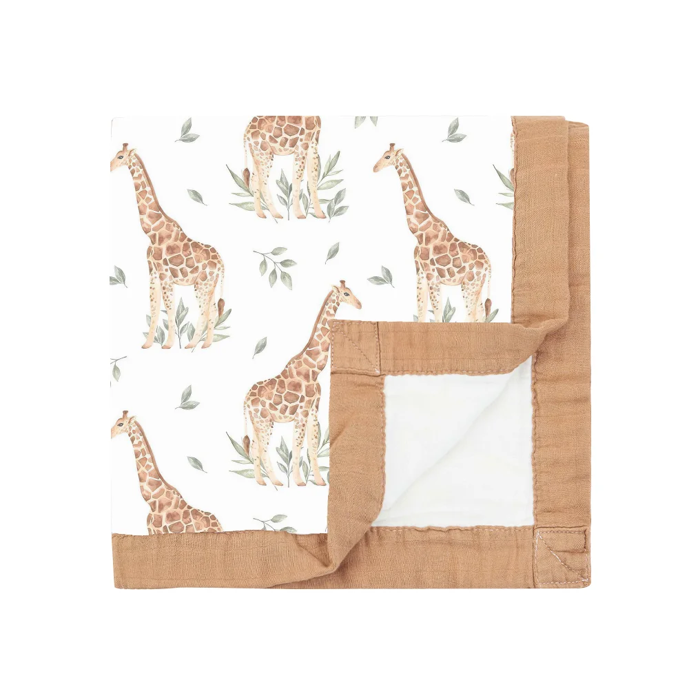 Cotton Blanket Baby Blanket Bamboo Cotton Baby Swaddle Newborn Quilt Size 120x150cm