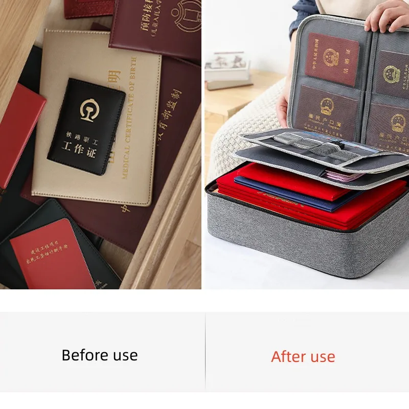 Document Organizer Storage Bag File Holder Travel Card Office Desk Stationery School Case Box Envelope Purse Pouch Accessories storage bag hanging storage organizer travel organizer card bag purse organizer hanging storage bag