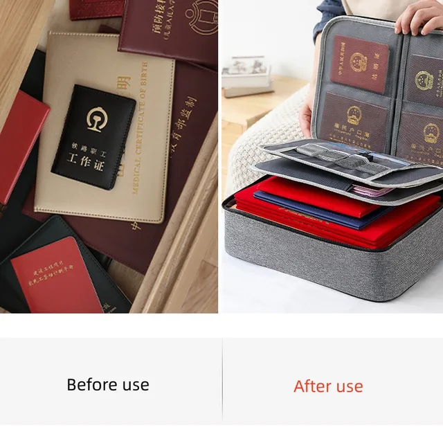 YUMMYCOOK 문서 정리 보관 가방: 친환경 재료로 다목적 사용 가능한 스토리지