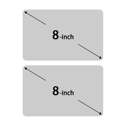 Premium Motorcycle TFT Display Screen Protector Film - Enhanced Instrument Protection Film (8 inch - 2)
