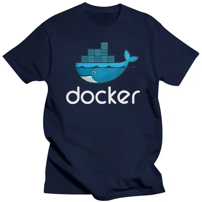 Docker Logo T-Shirt Linux Javascript Computer Rogramming Developer T-Shirt Programmer Coder Women T-Shirt Gift Creative Top 4
