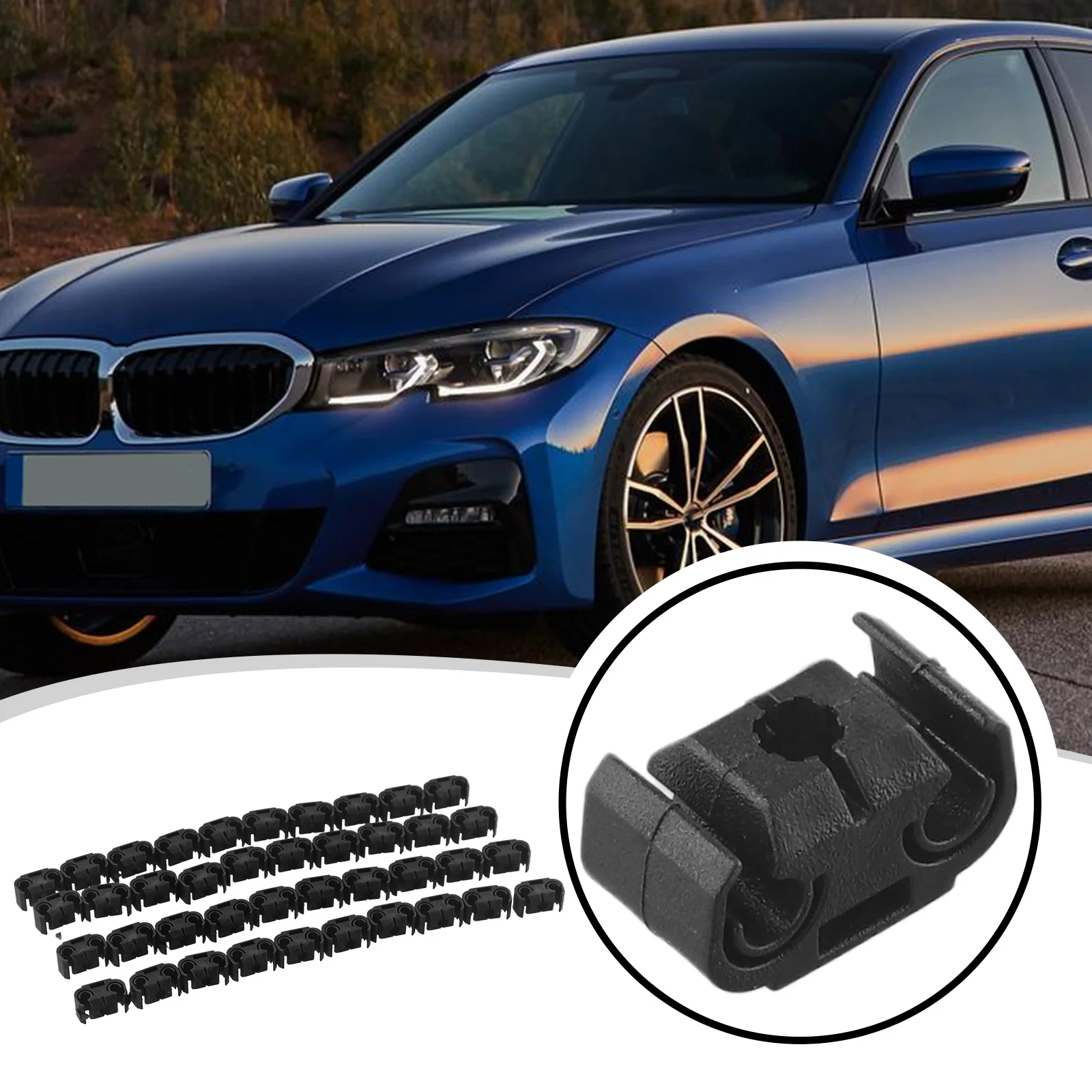 100 Stück Bremsleitung Clips - Universale Halterungen Für Auto & Motorrad