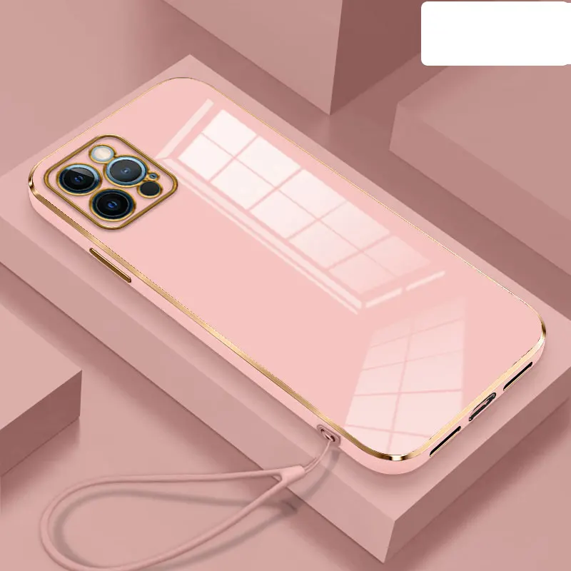 Plating Soft Rope Phone Case with Enhanced Protection