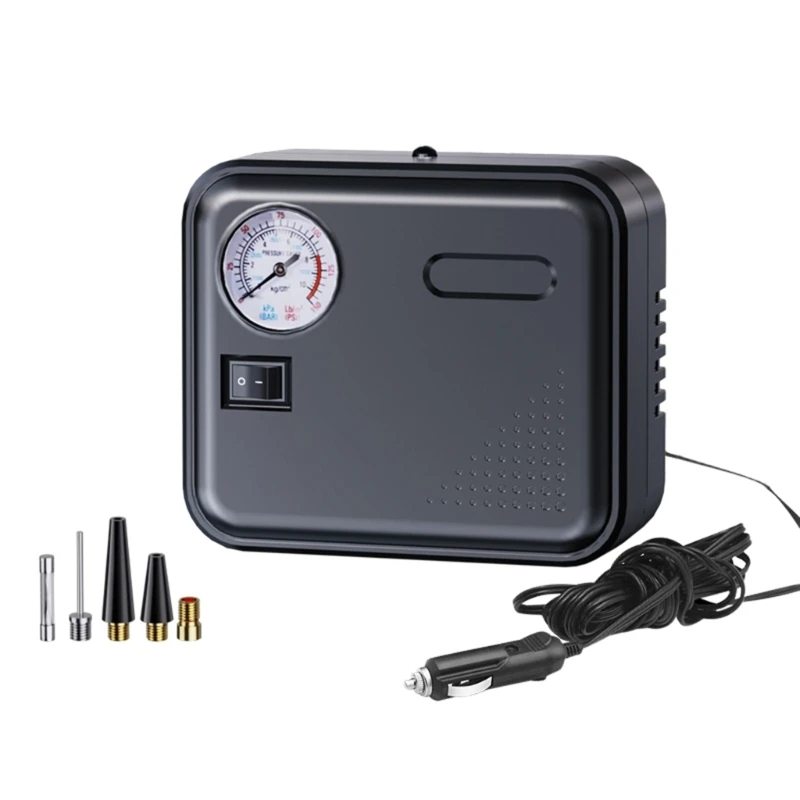 

Car Electric Air Mini Tire Inflator 150PSI Portable Air Compressor Bike