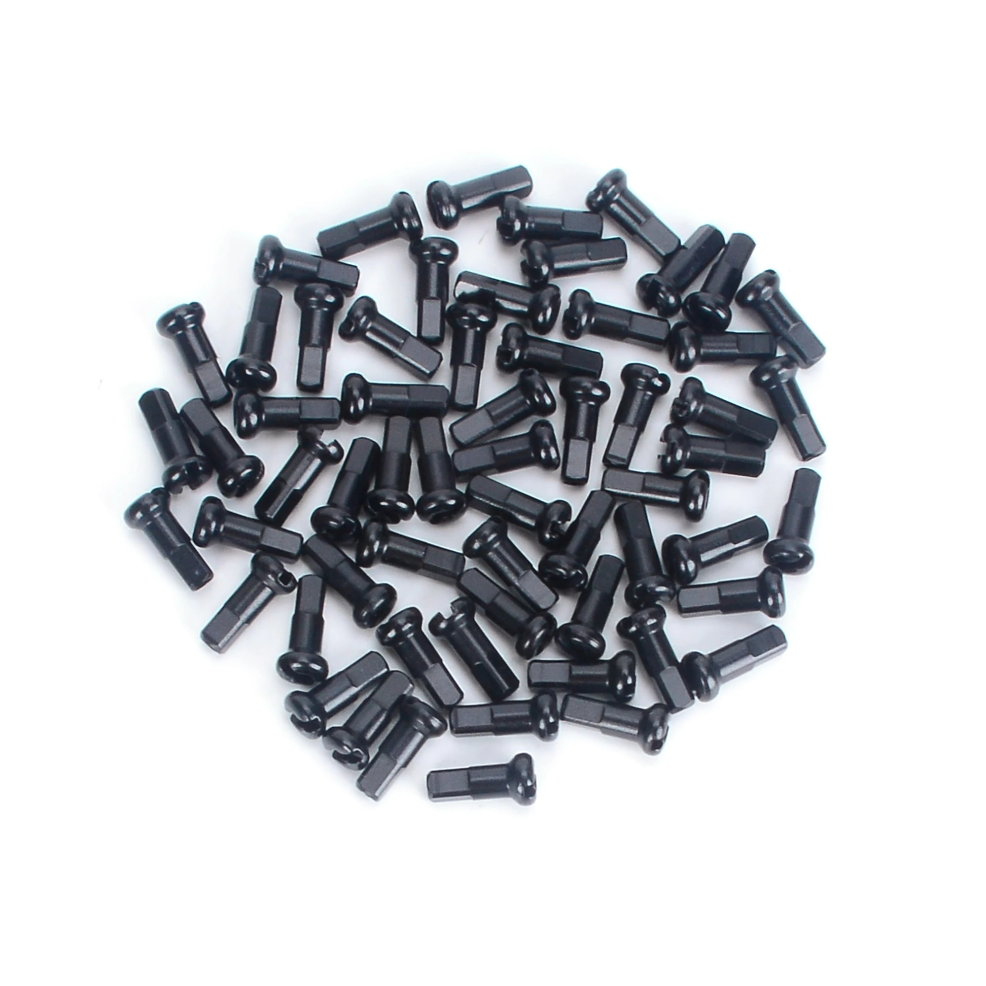 DT Swiss Spoke Nipples Aluminum Alloy 2.0mm 14G 12MM/14MM Black bike spokes nipples
