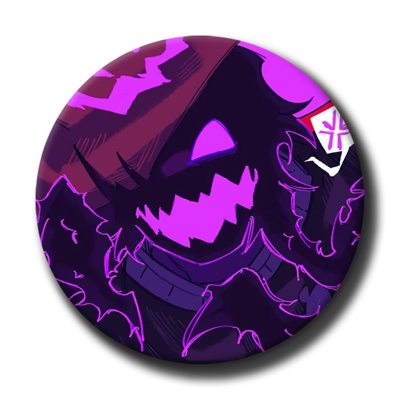 Azure Anime Soft Button Pin Azure x Two Time Fanart Brooch