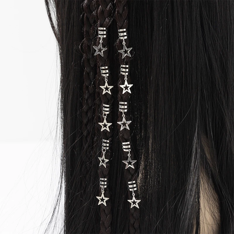 10-50Pc Sweet Dreadlock Hair Rings Adjustable Hair Braids Dirty Braids Hairpin For Women Girls Fashion Hair Accessories Headwear 2