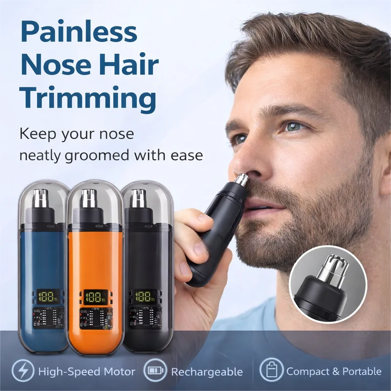 Suitable , USB charging nose and ear hair trimmer portable electric clipper,...