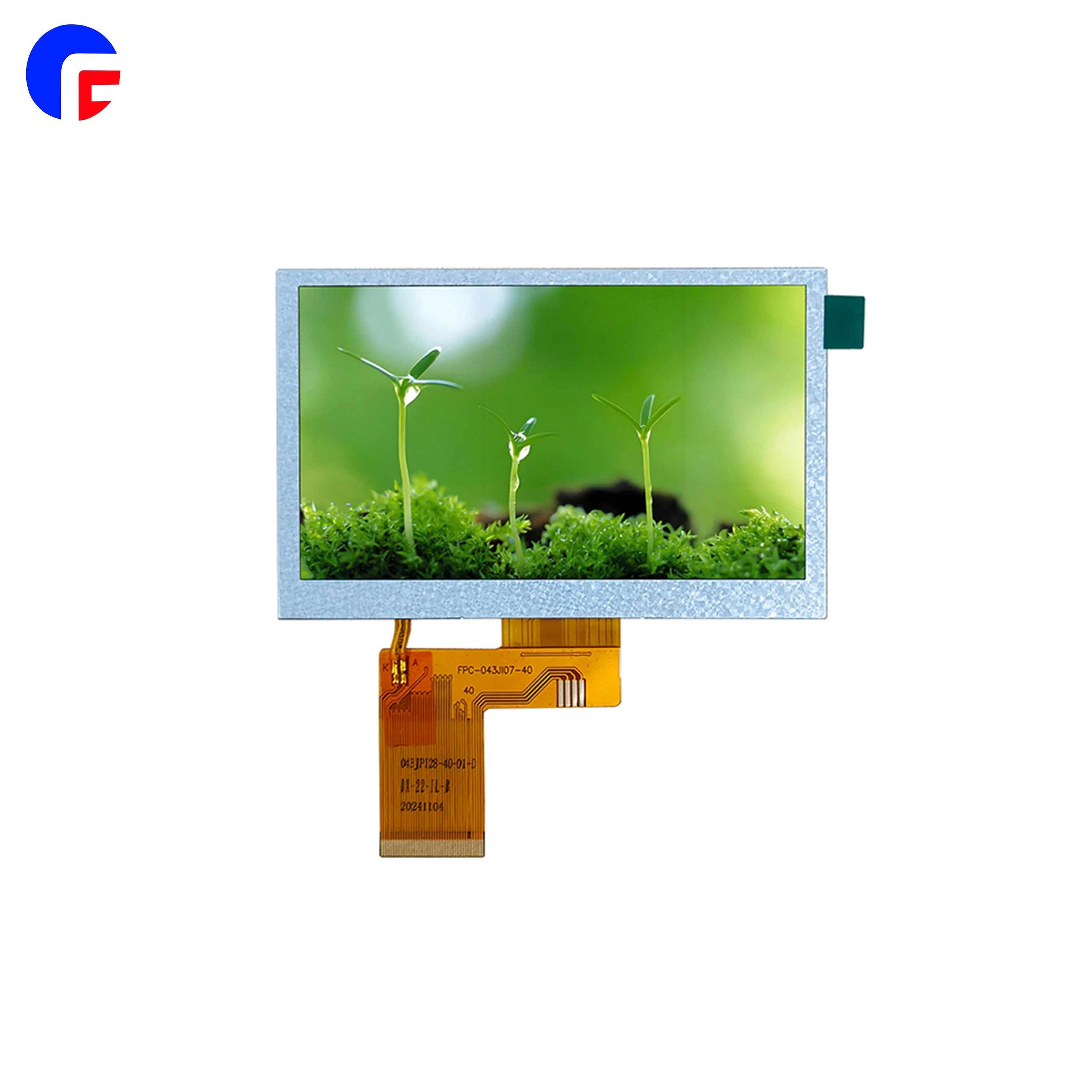 Écran ips 4,3 pouces avec résolution 480x272, communication RGB, écran LCD haute luminosité IPS 1000