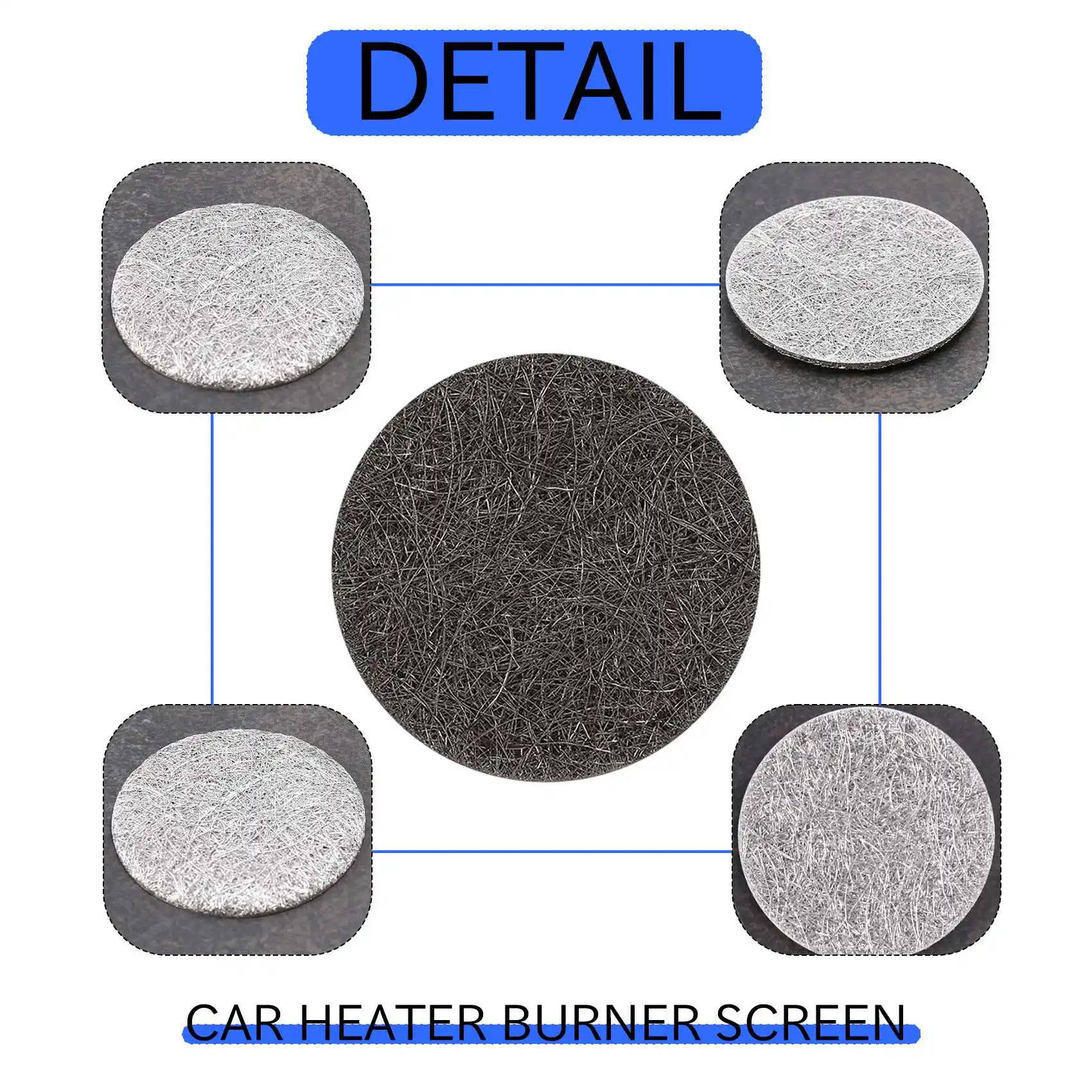 Car Heater Burner Screen Mesh 40mmParking Heaters Screen Pad Replacement Part for Webasto Thermo Top E/C/V EVO 4/5