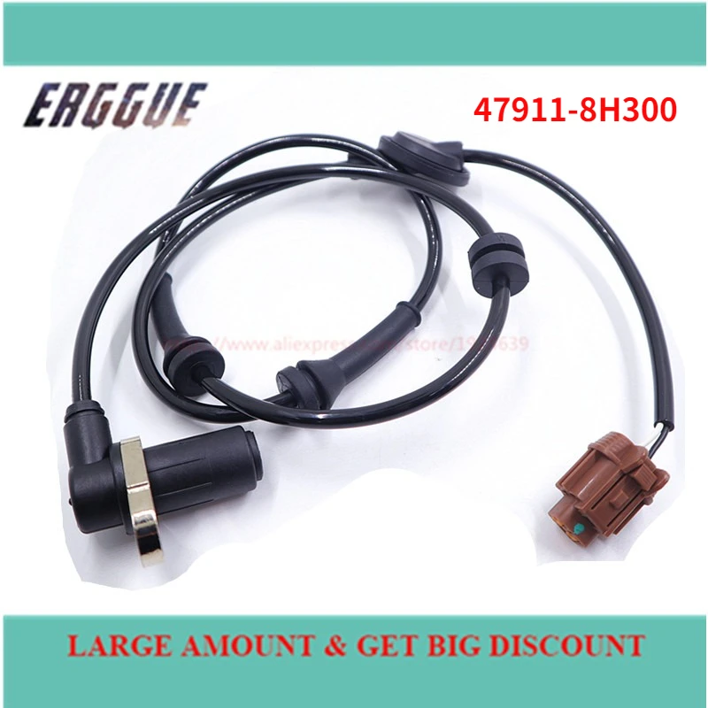 

Brand New 47911-8H300 479118H300 ABS Wheel Speed Sensor For Nissan X-Trail 2002-2003