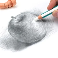 3/5/10pcs Japan UNI Eraser Pen Style Hand Tear Roll Paper Pencil Eraser Clean Painting Sketch Highlight EK-100 4B Art Supplies 2