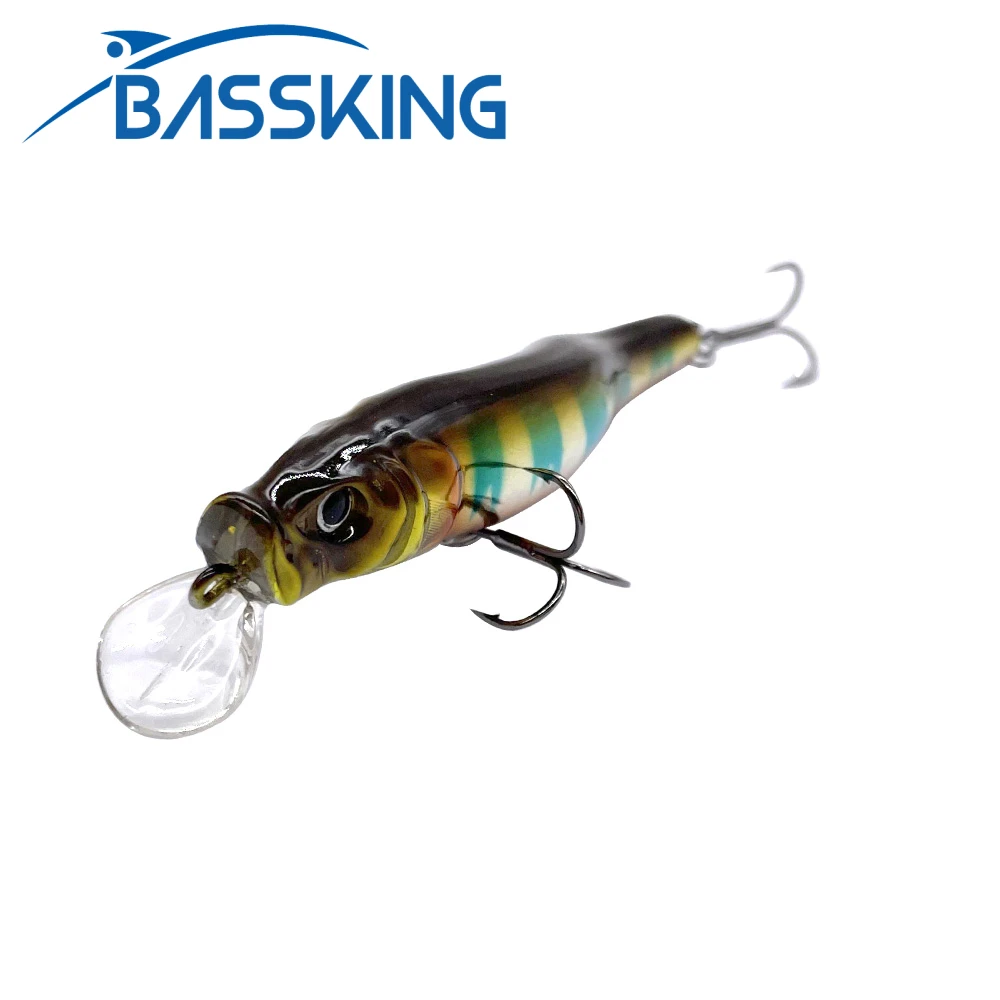 

BASSKING Sinking Minnow Fishing Lure 65mm/5g 80mm/7g Isca Artificial Hard Bait Wobbler Perch Leurre Jerk Bass Pike Bait Tackle