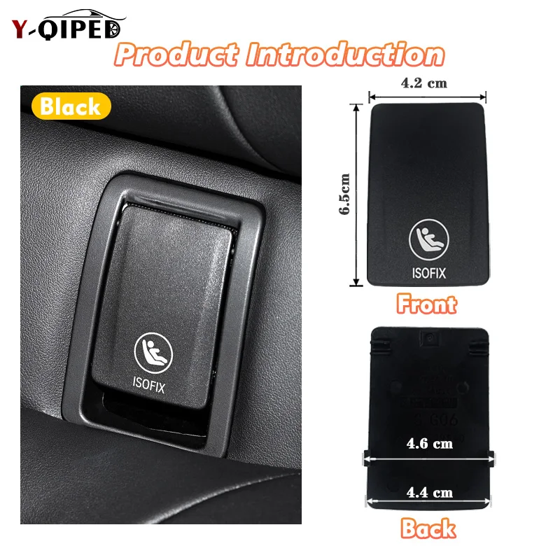 Rear Child Seat Anchor Safety ISOFIX Cover Restraint For BMW X6 G06 Car Hook Buckle 2010- replace 52207939540 52207948756