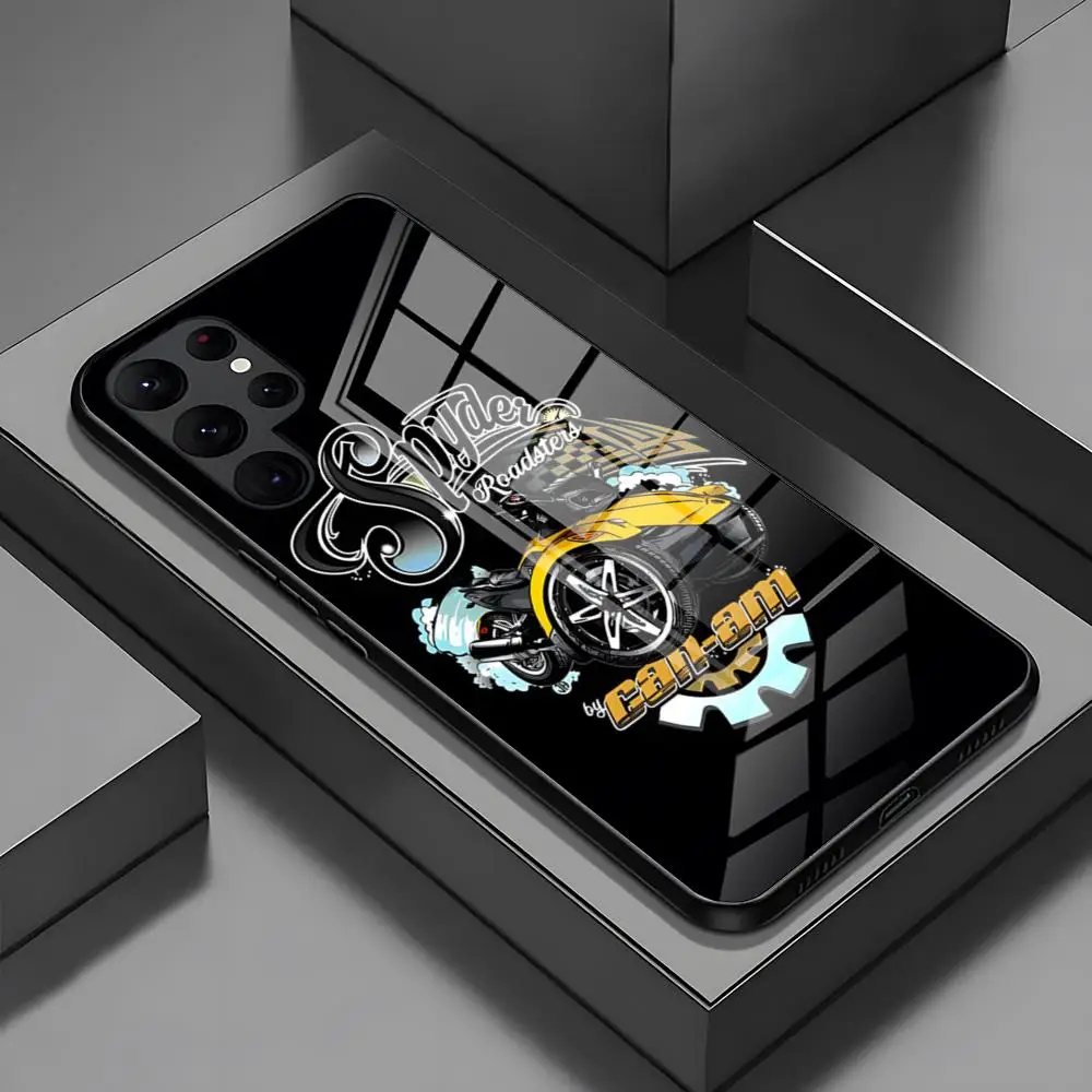 Can Am Team Glass Back Phone Case - Premium Protection Cover