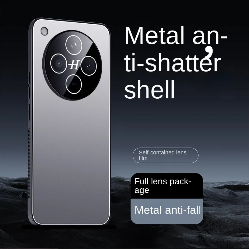 AG Aluminum Alloy TPU Soft Lens Integrated Anti-Slip Phone Case