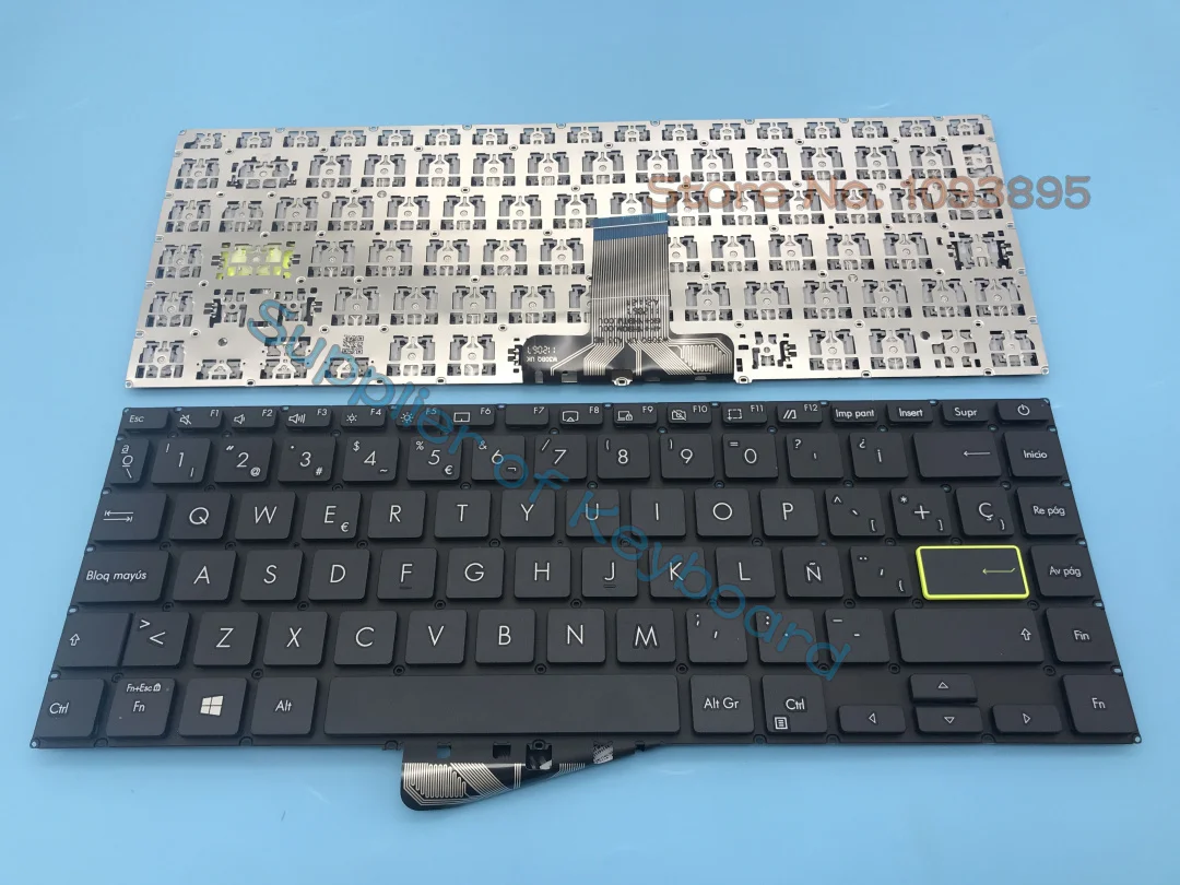 Teclado Espanhol Latino para Asus Vivobook Teclado Preto Novo X413 X413ea X413fa X413ff X413ja X413jf X413jp