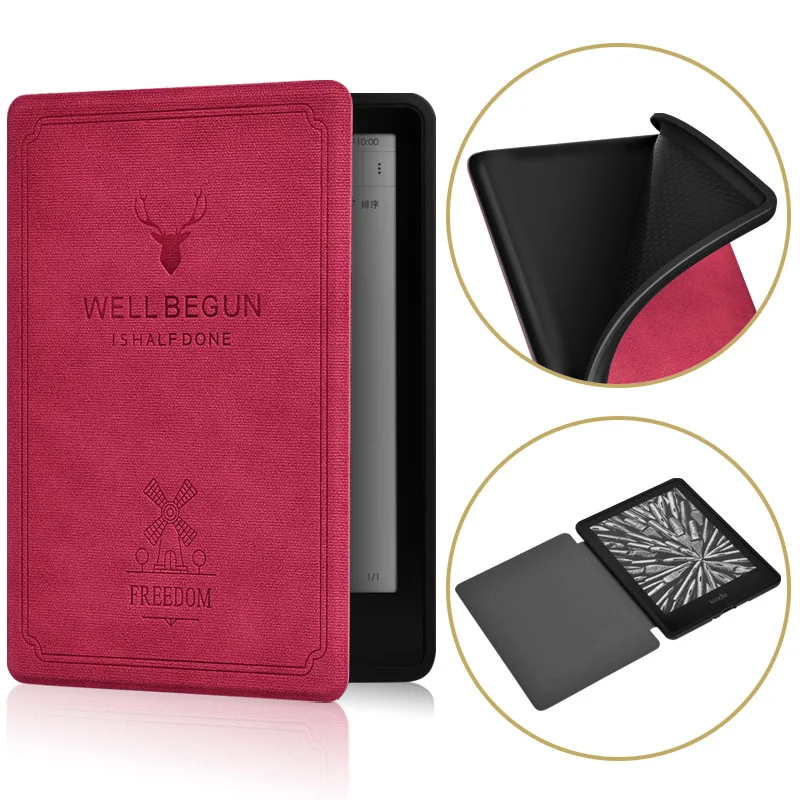 Premium Smart Case for Kindle Paperwhite - Elegant e-Reader Protection Cover