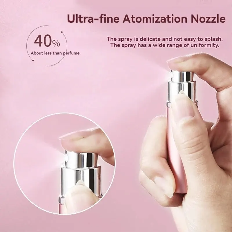 3pcs Perfume Bottle 5ml Rotating Perfume Dispenser Visualization Design Compact Fashion Portable Spray