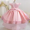 Stunning Cap Sleeves Beaded Embroidered Flower Girl Birthday Party Formal Pageant Dance Party Dress Dress 3