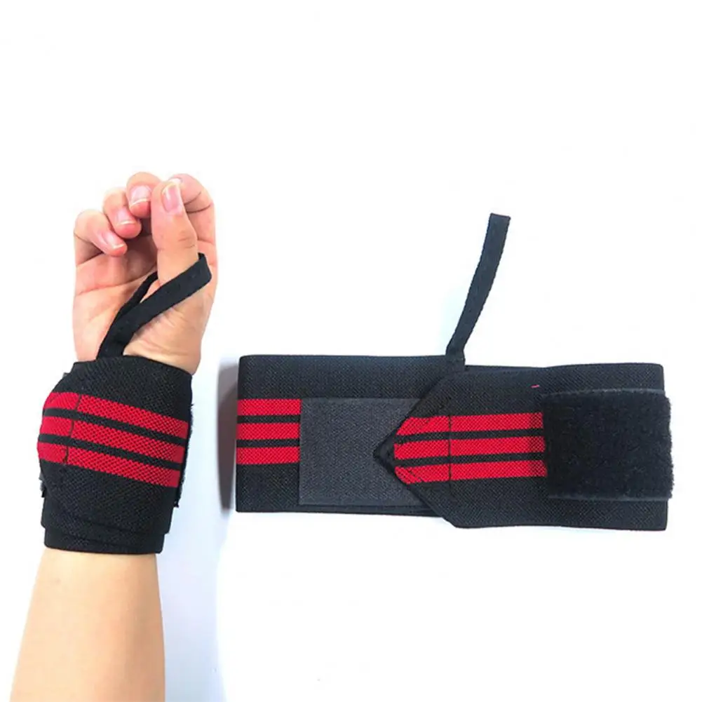 1Pc Power Wrist Strap Powerlifting Wristband Protector Weight Lifting Gym Training Wrist Brace Strap Compression Wristband