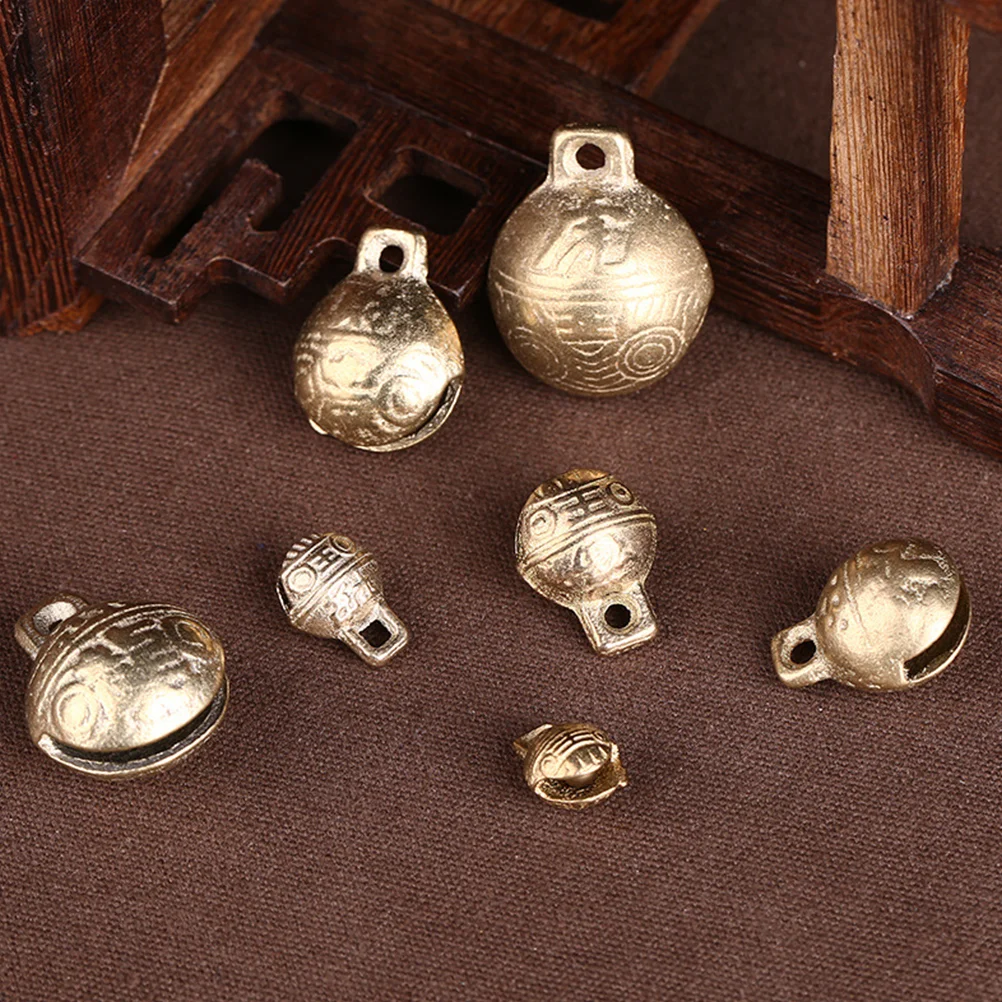 

30Pcs craft bells Bell Vintage 16mm Beads Decorative Tone Copper Bell for Cat Home Door decorative bells Decor xmas supplies