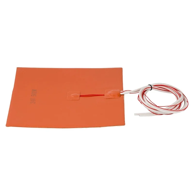 12V 24V 110V 220V Silicone Rubber Electric Heating Pads Heater Plate Baking Mat Adhesive NTC 100K Thermistor Temperature Sensor 5
