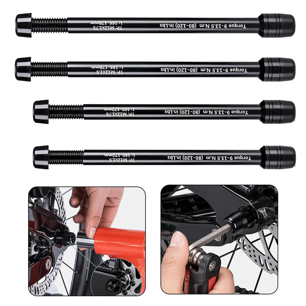 

Bicycle Trainer Thru Axle Skewer MTB Bike Trainer Shaft Skewer Trainer Adapter 12x142-148mm P1.5/P1.75 Trainer Quick Release