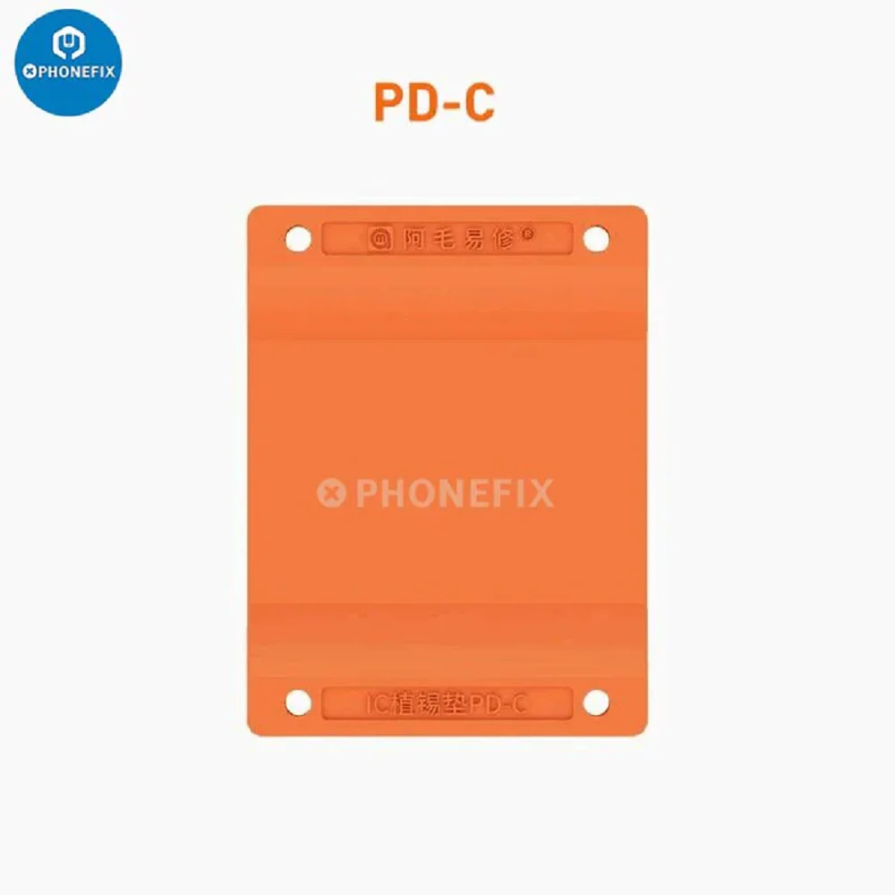AMAOE PD-C Planting Tin Pad Universal Magnetische BGA Reballing Plattform für iPhone 6-15 Telefon CPU IC Rework Adsorption Silikon Matte – Detail 4