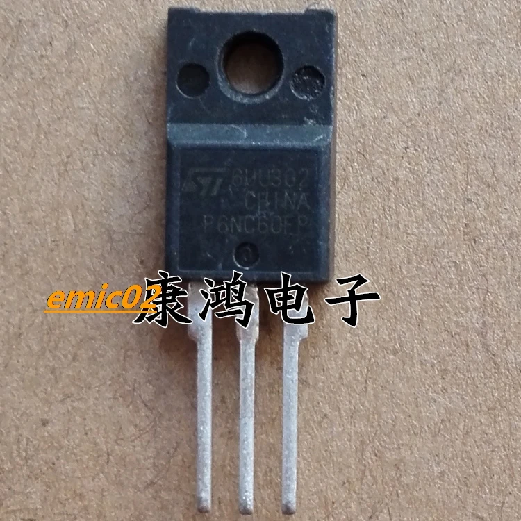 

10pieces Original stock P6NC60FP STP6NC60FP TO-220F MOS 6A/600V