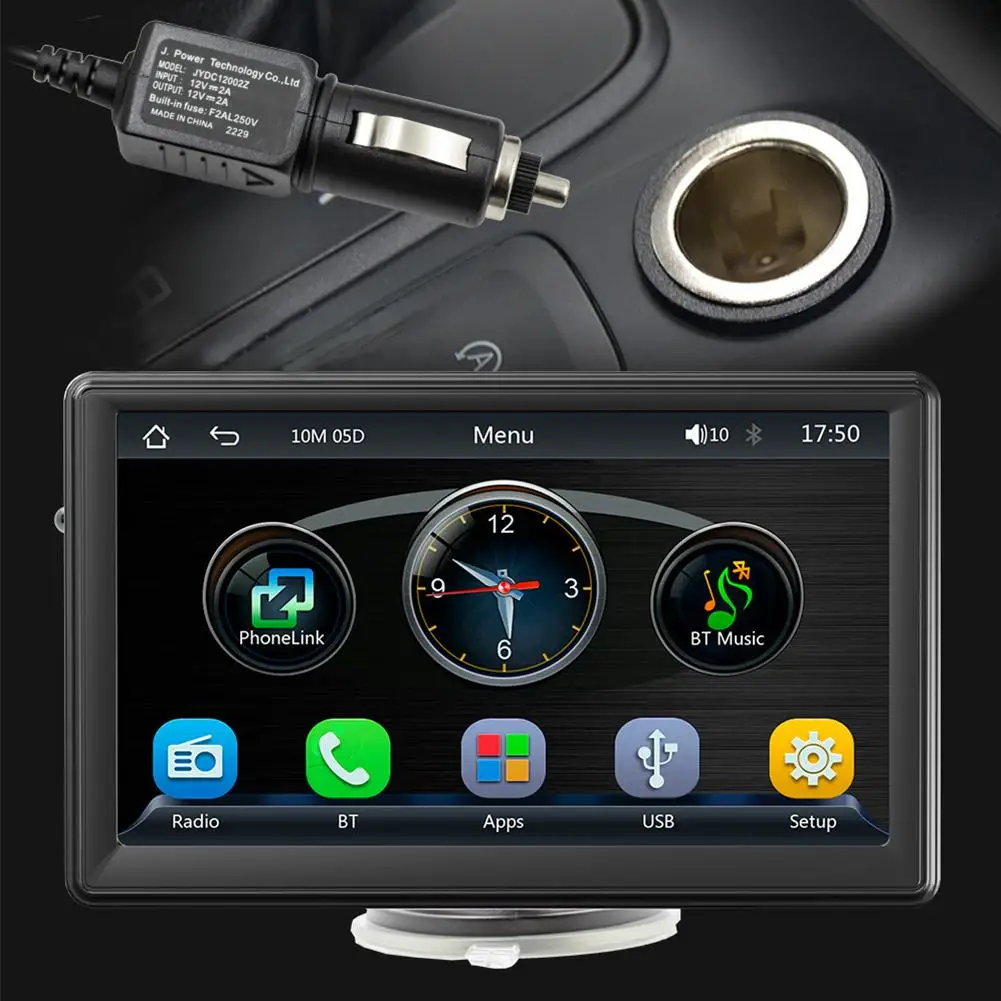 

Автомобильный mp5-плеер, Bluetooth, Hands-free, мультимедийный видеоплеер, сенсорный 7-дюймовый радиоприемник, HD-экран, радио для автомобиля Y7F6