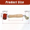 40mm Silicone Handwheel, Silicone + Brass Double-ended Seam Roller, 6mm Brass Pressure Wheel, PVC Seam Welding Tool/Welding Tool 2