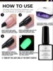 10ml Glowing nail top coat Fluorescent Glow In Dark Gel Nail Polish Semi Permanent Soak Off UV LED Gel Varnish Nail Art 4