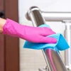 XS/S/M/L Pink Nitrile Gloves Disposable Household Gloves Elastic Latex Free Waterproof Durable Multifunctional Cleaning Tool 3