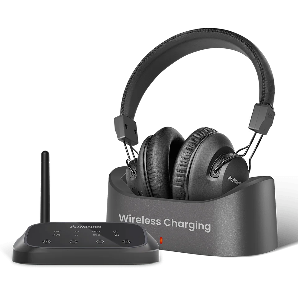 Tv Headphones Wireless Avantree Add-on RF Wireless