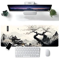 Landscape ink painting Mouse Pad Desk Pad Mouse Mat Game Mouse pad Gift Mouse Pad Anti-Slip Rubber Base Extended Keyboard Pad 2