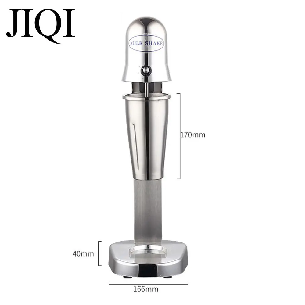 JIQI 220V Stainless Steel Commercial Smoothie Blender Food Processor Electric Milkshake Beverage Mixer Bar Fruit Stiring Machine 3