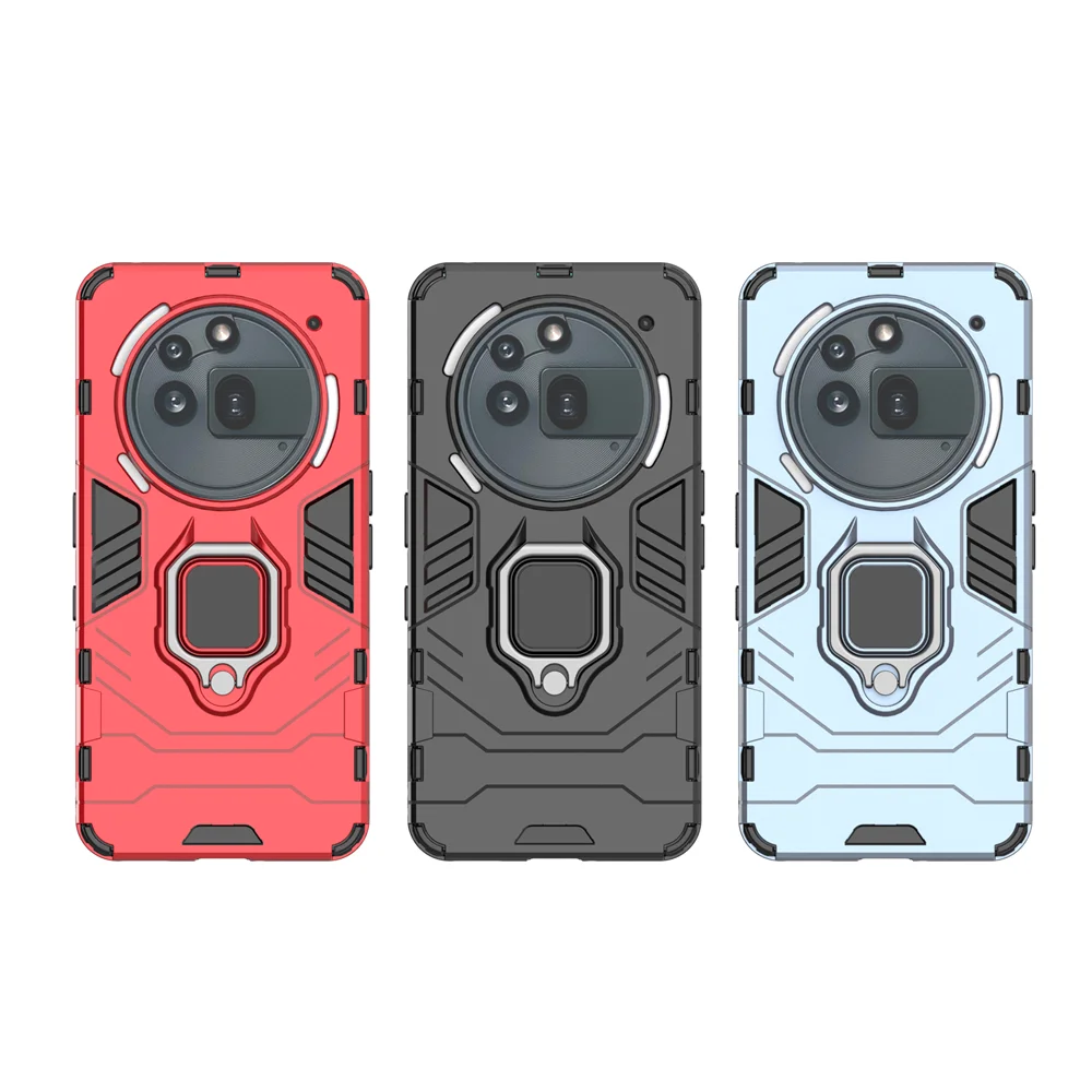 Enhanced Ring Holder Rugged Armor Case with Stand