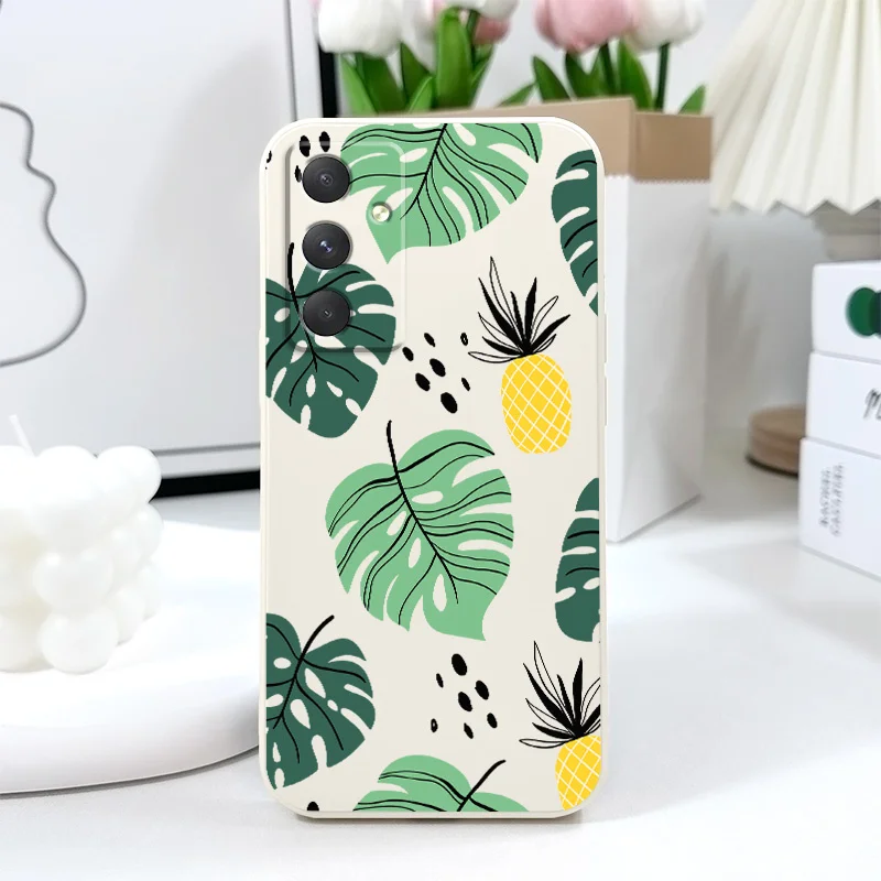 Tropical Pineapple Leaves Phone Case