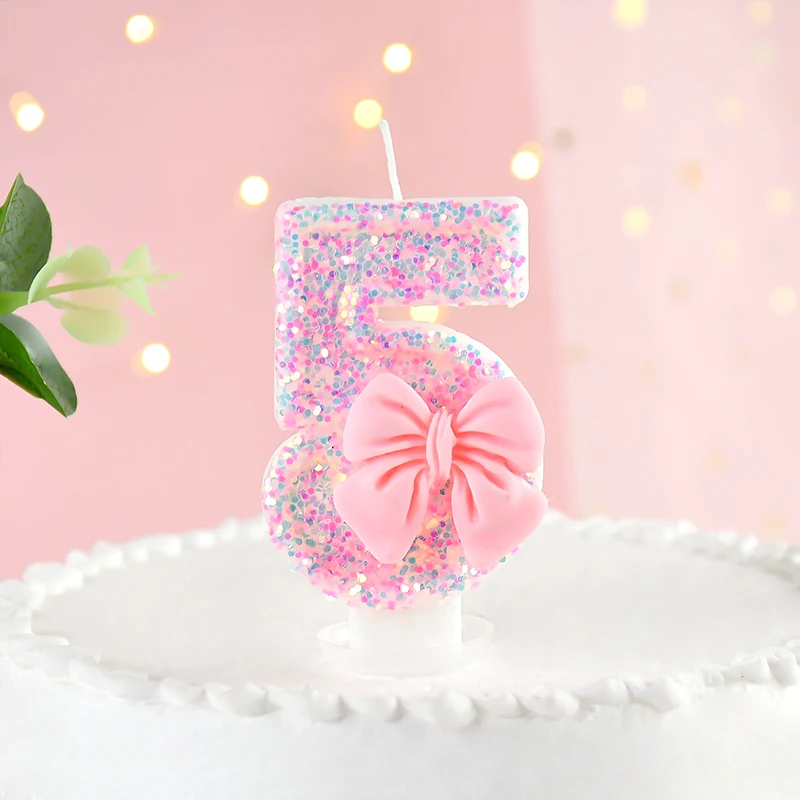 Velas De Cumpleaños Número 6 En Oro Rosa - Decoración Para Tartas, Sin Humo, Brillantes, Ideales Para Fiestas Y Celebraciones