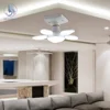 Folding Light Bulb Household Super Bright Energy Saving Foldable Garage Chandelier Five Leaf Light Bulb Adjustable Ceiling Light 5
