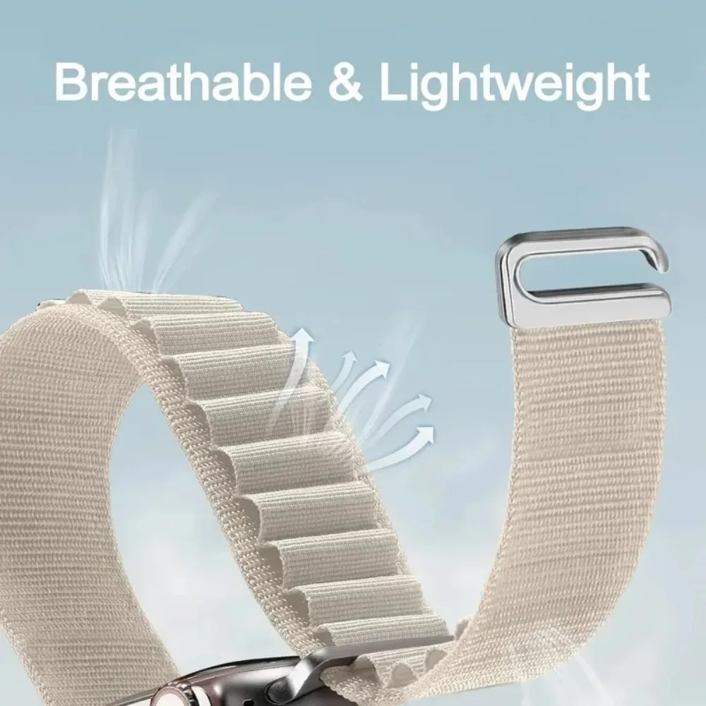 Alpine Nylon Loop Strap - Comfortable 20mm/22mm Wristband
